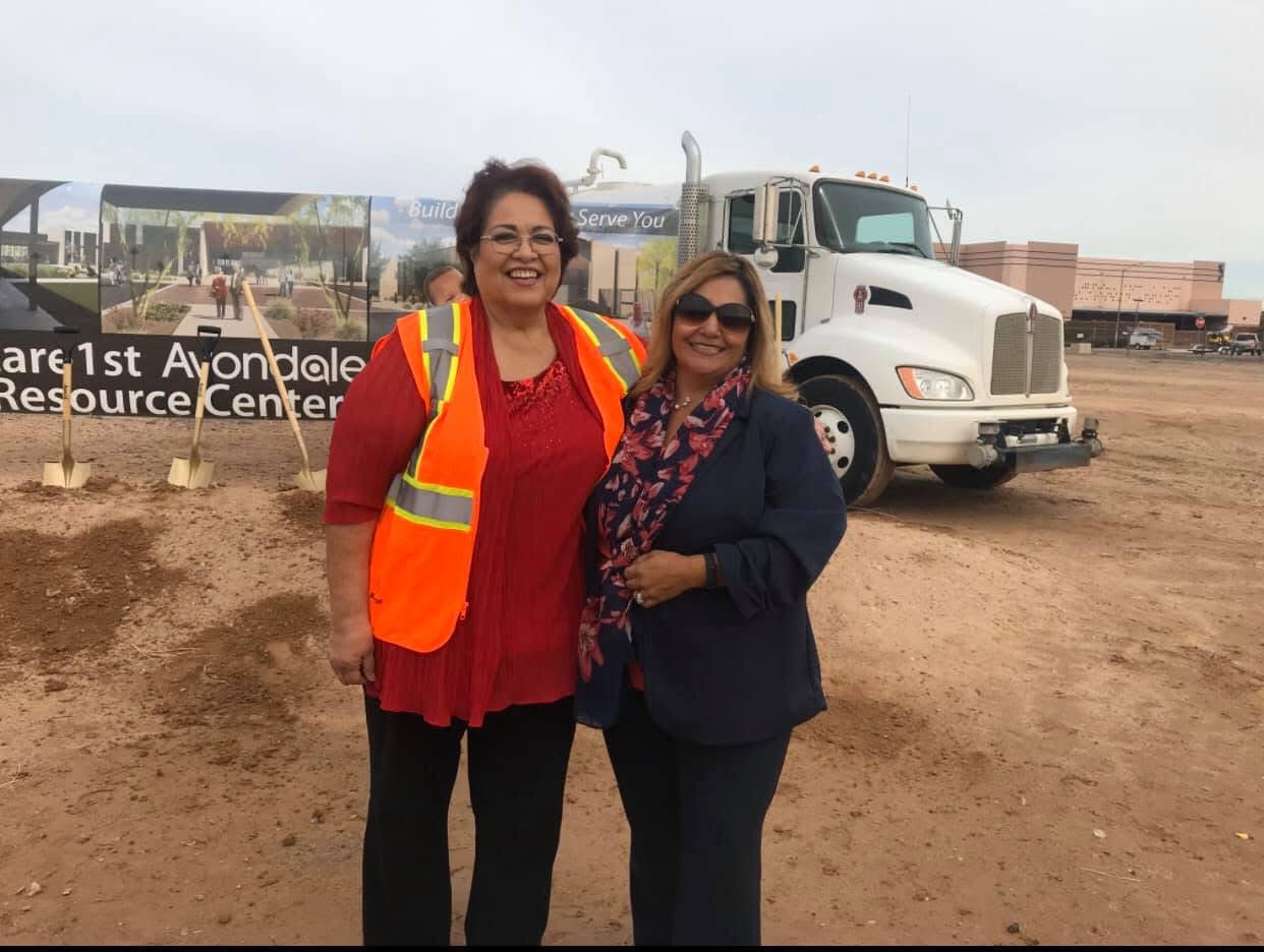 Veronica Bejarano attending West Valley community event
