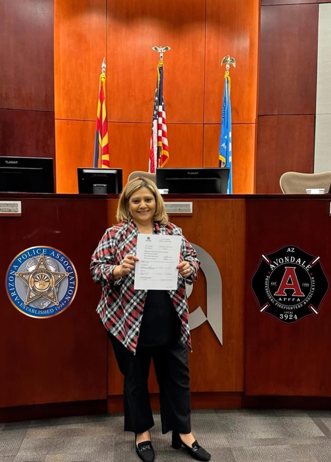 Veronica Bejarano-Malone Arizona LD22 candidate meeting with community members